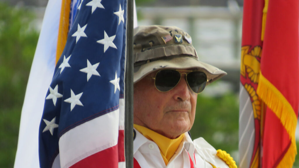 Veterans Day Observance at Riverview Park Veterans Memorial on Veterans Day.