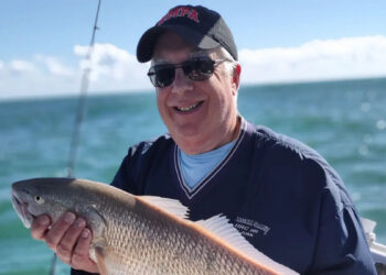 Redfish caught during Whatever Turns U On Fishing Charter.