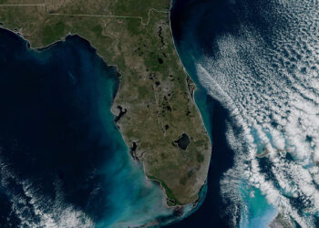 Florida weather (Credit: NOAA satellite image)