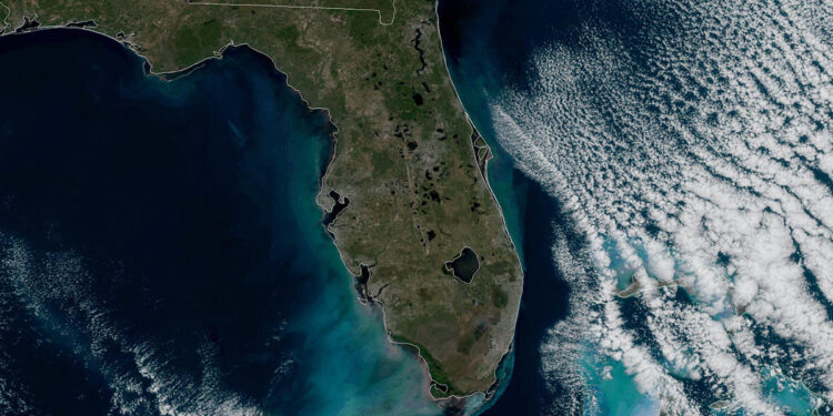 Florida weather (Credit: NOAA satellite image)