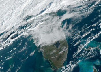 Satellite image by NOAA