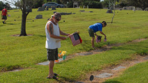 Memorial Day Re-Flagging Sebastian and Winter Beach Cemeteries