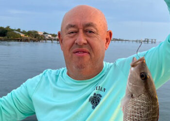 Captain Mark Martin (retired) went fishing with a friend last week near the Sebastian Inlet