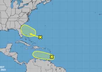 Tropical disturbances in the Atlantic Ocean