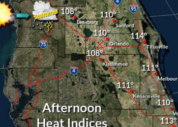 Heat Wave in Sebastian, FL