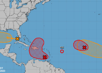 Current tropical disturbances