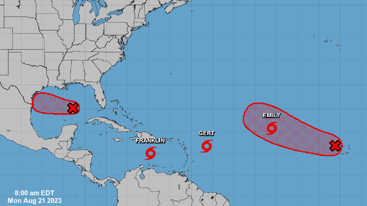 3 Tropical Storms Brew in the Atlantic Florida Remains Safe
