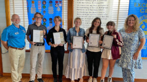 Sebastian Exchange Club Honors Students of the Month