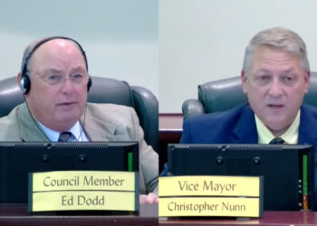 Councilman Ed Dodd and Vice Mayor Christopher Nunn