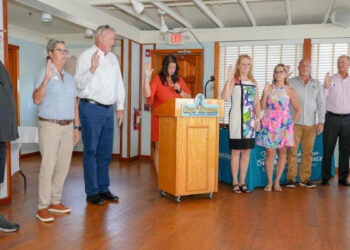 The Annual Awards and Installation of Board Luncheon was hosted in the Tiffany Room at Capt Hiram's Resort on October 10, 2023.
