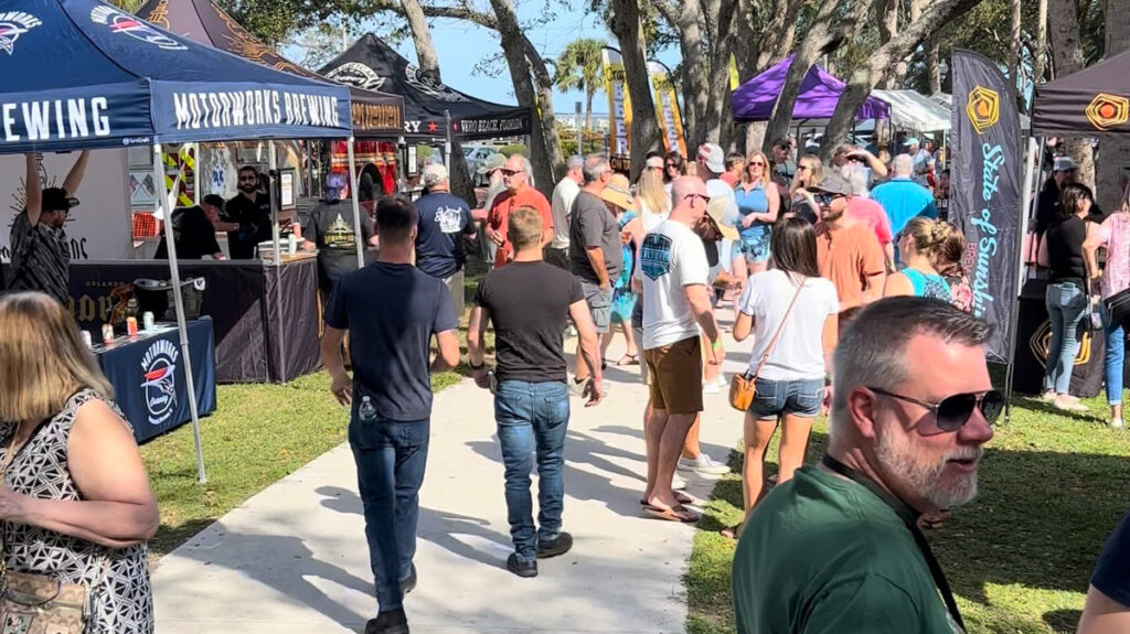 Annual Brewfest in Sebastian, Florida.