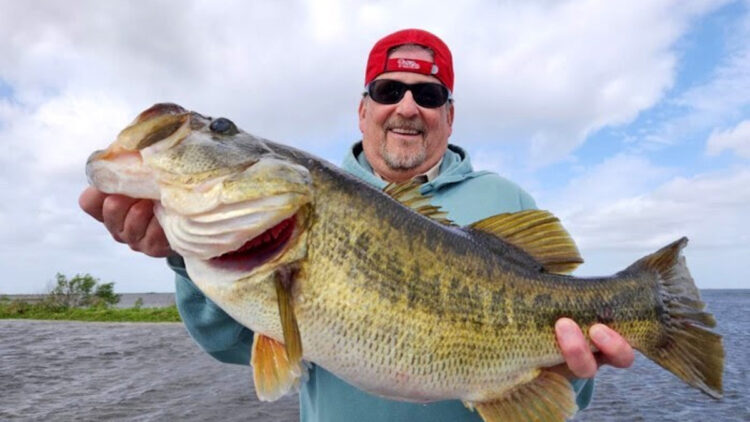 Angler John Holz caught and released this 9-pound bass on Fellsmere Reservoir