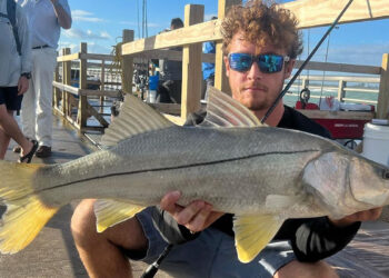 Logan Bergamo, a seasoned angler, first cast his line at Sebastian Inlet at age 14.