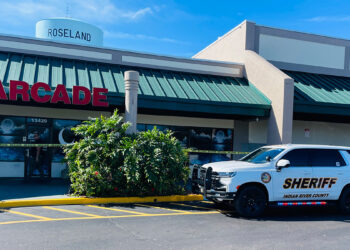 Law enforcement conducted a raid at the Moon Light Arcade in Roseland.