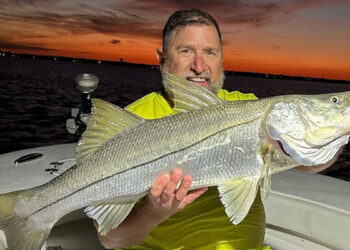 Mark Reitter with a snook.