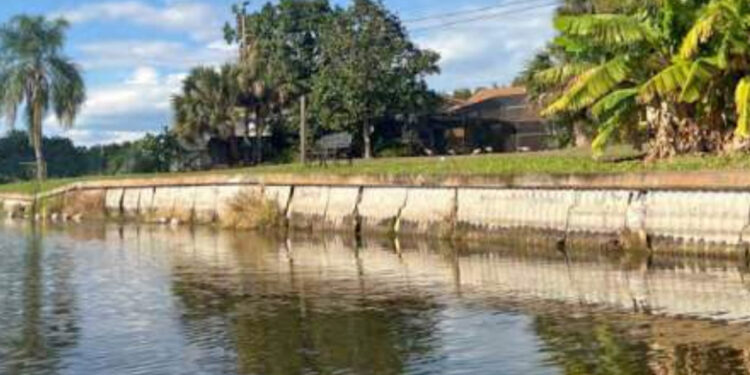 The City's Stormwater Management System includes approximately eight miles of canals, which have bulkheads on both sides for most of their length.