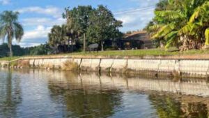 The City's Stormwater Management System includes approximately eight miles of canals, which have bulkheads on both sides for most of their length.