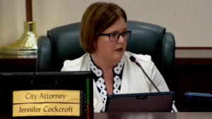 City Attorney Jennifer Cockcroft.
