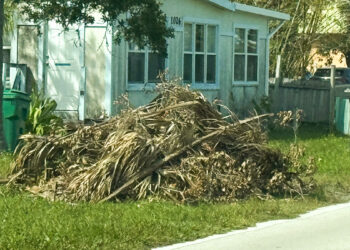 Hurricane Milton debris