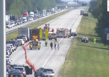 Four people from Sebastian injured in I-95 crash