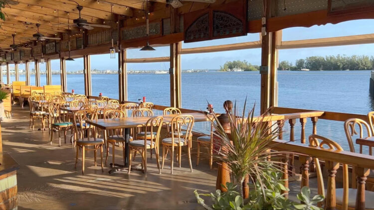 Black Fins restaurant Captian Hirams Resort.