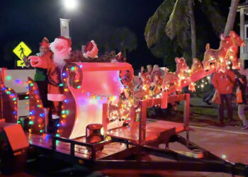 2024 Christmas Parade in Sebastian, Florida.