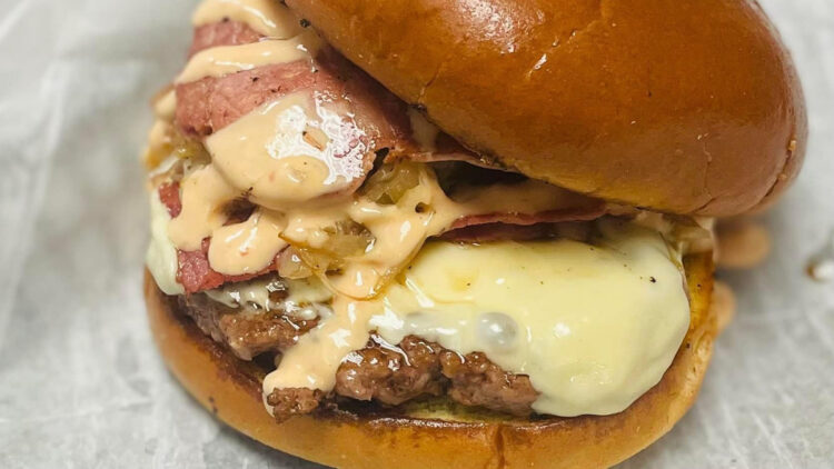 Reuben Burger at Sebastian Sandwich Shack