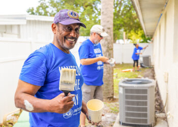 Eugene Jenkins with Team Youth Guidance at Treasure Coast Homeless Services Council
