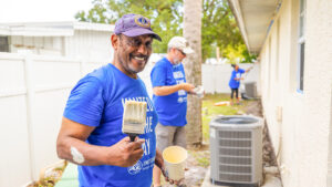 Eugene Jenkins with Team Youth Guidance at Treasure Coast Homeless Services Council