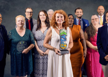 Senior Resource Association and Indian River Transit staff.