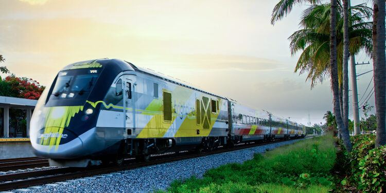 Federal funding shortfall sidelines proposed Brightline station on Treasure Coast, delaying service until at least 2028, officials say. (Courtesy/Brightline)