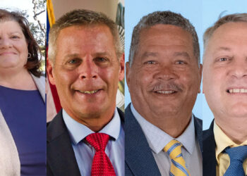 From left to right: Sherrie Matthews, Bob McPartlan, Fred Jones, and Chris Nunn.