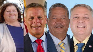 From left to right: Sherrie Matthews, Bob McPartlan, Fred Jones, and Chris Nunn.