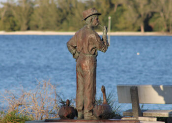 The project aims to ensure that every parcel near the lagoon can connect to the county's sewer system