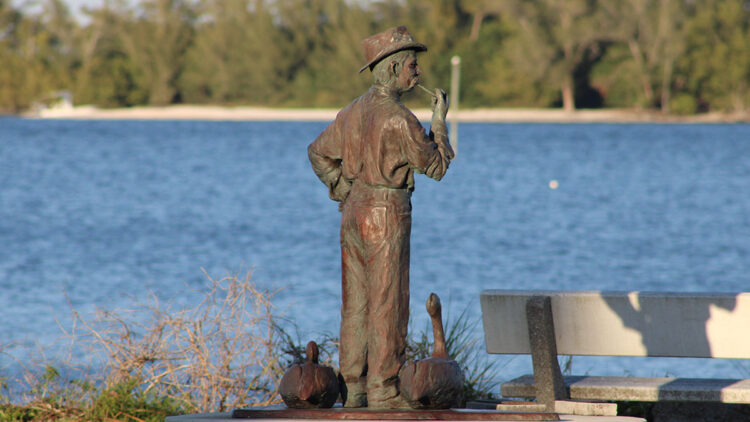 The project aims to ensure that every parcel near the lagoon can connect to the county's sewer system