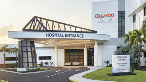 Deputies held a man at gunpoint in Orlando Health Sebastian River Hospital after he refused to leave post-discharge, later finding a loaded handgun, ammunition and meth paraphernalia on him. (Courtesy/Orlando Health Sebastian River Hosptial)