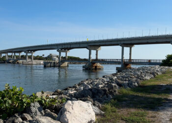 Indian River County plans to turn 3,500 tons of old Sebastian Inlet Bridge debris into underwater artificial reefs, boosting marine life and local fishing. (Credit: Sebastian Daily)