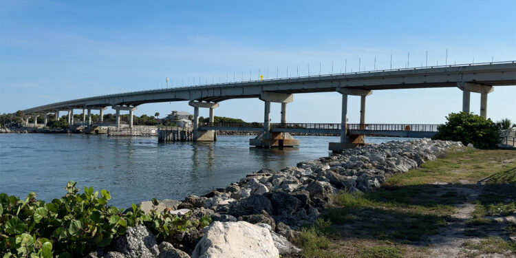 Indian River County plans to turn 3,500 tons of old Sebastian Inlet Bridge debris into underwater artificial reefs, boosting marine life and local fishing. (Credit: Sebastian Daily)