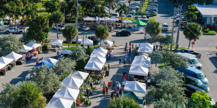 Fall in Florida brings cooler weather and vibrant family-friendly festivals, from medieval adventures to seafood feasts and spooky celebrations. (Courtesy of Vero Beach Farmers Market)