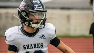 Anothony A.J. Rossi has been named Player of the Week for the Sharks football team for his outstanding performance. (Provided Photo)