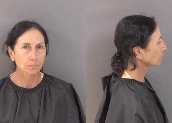 Marise Desiree Ajmo is accused of firing a pellet rifle at a dirt biker in Fellsmere, Florida.