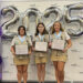Tauni Greer, Taelynn Taylor and Riley Quinones, all members of Troop 51013, received the Girl Scout Silver Award.