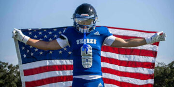 The Sebastian River Sharks ended their 2025 season with a 30-8 win over Port St. Lucie on Friday's Military Night before a full home crowd.