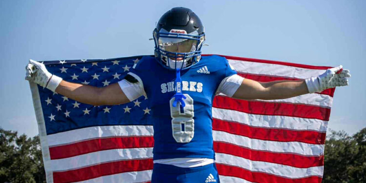 The Sebastian River Sharks ended their 2025 season with a 30-8 win over Port St. Lucie on Friday's Military Night before a full home crowd.