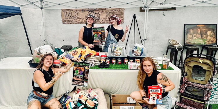 Art and animal lovers gathered Sunday at a downtown Vero Beach bar to raise funds and supplies for a no-kill shelter, featuring live music and a mural project for pet rescue.