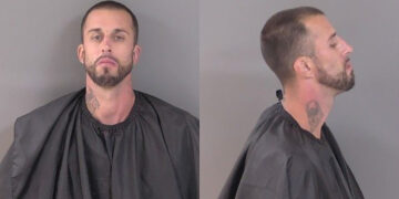 Keith Rogers, 37, was arrested Monday after a standoff with deputies over stolen truck. (IRCSO)