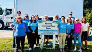 Orlando Health team members dropped off Thanksgiving Day supplies at the Roseland Ecumenical Food Pantry in Roseland.