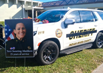 The Heroes in Healing Fund was created in tribute to Sgt. Terri Sweeting-Mashkow, who was fatally shot on November 21, 2025, while serving an eviction notice in Vero Beach.