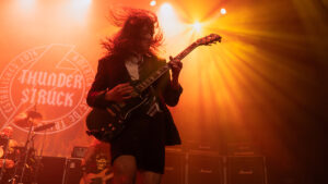 Thunderstruck, Louisville's AC/DC tribute band, performs high-energy recreations at Earl's Hideaway Lounge this Sunday. (Provided Photo)