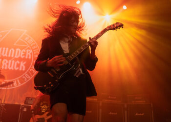 Thunderstruck, Louisville's AC/DC tribute band, performs high-energy recreations at Earl's Hideaway Lounge this Sunday. (Provided Photo)